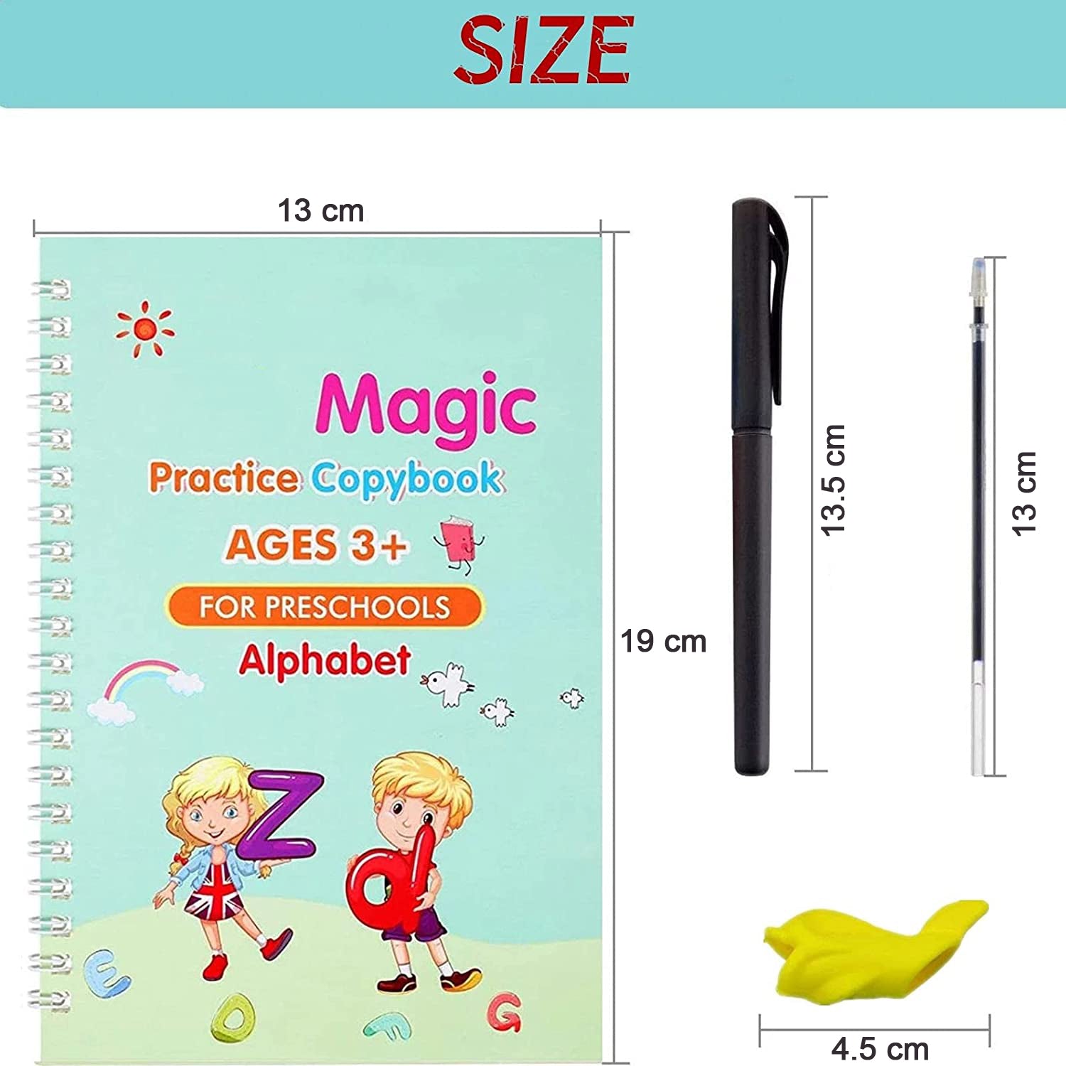 8075A 4 PC MAGIC COPYBOOK WIDELY USED BY KIDS, CHILDREN’S AND EVEN ADULTS ALSO TO WRITE DOWN IMPORTANT THINGS OVER IT WHILE EMERGENCIES ETC. DeoDap 8075A 4 PC MAGIC COPYBOOK WIDELY USED BY KIDS, CHILDREN’S AND EVEN ADULTS ALSO TO WRITE DOWN IMPORTANT THINGS OVER IT WHILE EMERGENCIES ETC. DeoDap